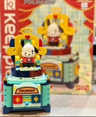 全新 Qman Keeppley PC狗積木 my melody積木 玉桂狗積木 Kuromi 積木Pochacco積木 演出系列