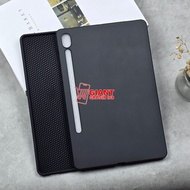 Jelly Casing Samsung Tab S10 FE Plus Samsung Tab S10 Ultra Slim Matte Black Premium Silicone Case Sa
