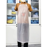 Waterproof pvc apron, clear white plastic apron (REAL PICTURE)