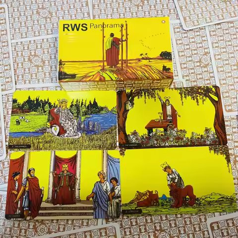 New RWS Panorama Tarot cards A 78 Deck When Wide Angle Lens Show You New Perspective of RWS Board ga