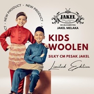 BAJU MELAYU BUDAK - KIDS WOOLEN SILKY PESAK JAKEL - CEKAK MUSANG - KIDS JAKEL Clothing Fabric Teluk Belanga