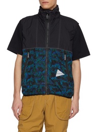 AND WANDER PRINTED WIND VEST
