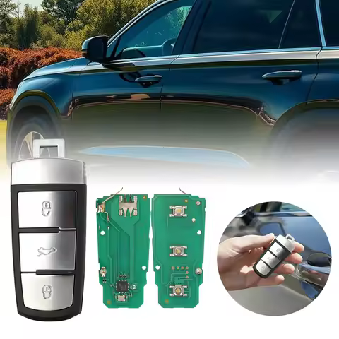 3 Buttons Remote Control Car Key 3C0959752BA Small ID48 Chips RC for Volkswagen Passat B6 3C B7 Mago