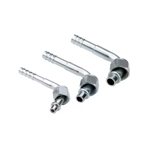 #6 #8 #10 Stainless Fitting Barb Fitting Elbow 90 Degree Female O-Ring 5/8"-18 3/4"-16 7/8"-14 Nut f