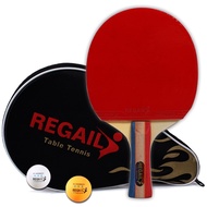 Practice Table Tennis Racket Sportswear + 3 Balls (with carrying bag)