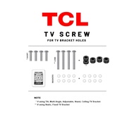 [TCL] Tv Screw for TV Bracket Holes VESA Wall Mount Skru for TV Hanging Holes