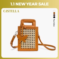 CISTELLA - Women's Flair Rattan Bag Leather Rattan Bag Women's Handbag Women's Sling Bag Latest Wome