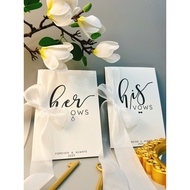 Vows card 5 (2 cards) - Wedding promise card |Wedding Vows |SHI1990