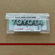 Genuine TOYOTA Logo FORTUNER Rear Cover Letter Size 7.5x1.4cm Chrome Color (YE-75441-0K031)