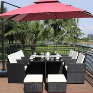 Rattan chair Balcony Garden chair Outdoor Furniture/2-8 peopleOutdoor Table and Chair Set Outdoor Fu