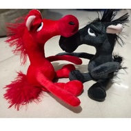 Choice Horse Doll Dark Horse Red Horse Plush Toy Doll ZWMD