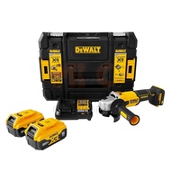 Dewalt เครื่องเจียร ไร้สาย 20V DCG407P2T-B1 ขนาด 4 นิ้ว (รวมแบตเตอรี่และแท่นชาร์จ) เซต
