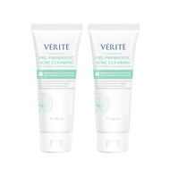Verite Pre-Pro Acne Clearing Cleansing Foam 100 ml.โฟมล้างหน้า สูตรสำหรับผิวมันเป็นสิว ลดการเกิดสิว