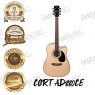 Cort AD880CE - Left-Handed Acoustic Guitar with Gig Bag