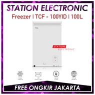 Freezer Box TCL TCF-100 Chest Freezer kulkas TCF-100YID 100L