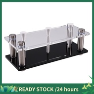 Golf Accessories Display Stand Acrylic Construction Holds 3 Golf Balls 3 Tees