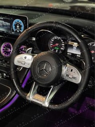 《C.D.M》MERCEDES-BENZ 平治 AMG Carbon Fiber碳纖維 809軚盤 Steering Wheels Leather / Nappa皮 C200 C63 E250 W CLA GLA GLE W177 W222 W205 S class SLK