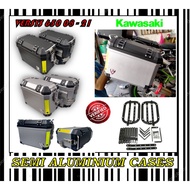 KAWASAKI VERSYS 650 08 - 14 VERSYS 650 15 - 20 MOTORCYCLE SEMI ALUMINIUM SIDE BOX HIGH QUALITY WATER