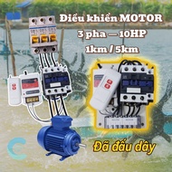 3-phase remote control to turn on and off water pump, water fan for shrimp and fish farming 10hp 15h