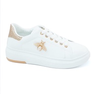 HS Sneaker Wanita BFLY Sepatu Kasual Wanita Sepatu Korea Wanita Putih Karet Casual
