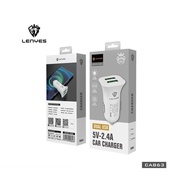 Lenyes CA863 Car Charger 2 Port USB Fast Charging 2.4A Saver Lenyes