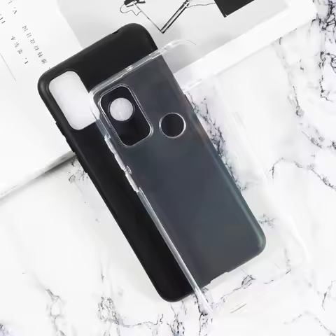 For A1 Alpha 21 6.52" 2021 Silicone Smartphone Phone Protective Back Shell Soft TPU Case