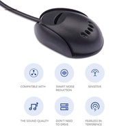 EC Car  Microphone 3 5mm Mic for Car Vehicle Adhesive Stereo Radio GPS External Microphone