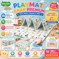 Foldable Baby Playmat 180x200cm – 8mm Thick Waterproof Foam Children's Play Carpet | MOLION TOYS