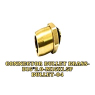CONNECTOR BULLET BRASS-D16*2.0-M16X1.5P - BULLET-04