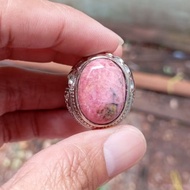 Red borneo kalimantan agate ring