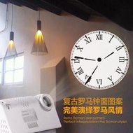 HQQLED子投影鐘客廳掛鐘桌鐘小燈時鐘歐式羅馬靜音投射數字時鐘
