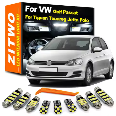 Vehicle LED Interior Light Bulb Kit For VW Volkswagen Golf Jetta 3 4 5 6 7 Passat B5 B6 B7 B8 Polo 6