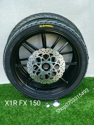 [HCM] CẶP BÁNH MÂM X1R GẮN EX 150 135 KÈM ĐĨA TRƯỚC ỐC 2 CANH NHÔM & FULL VỎ CAMEL HOẶC CHETA CÓ 3 M