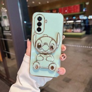 Mobile Phone Case For OPPO A59 4G Reno11 11pro A79 A54 A31 Soft Type Stitch Mirror Stand Rotating Ba