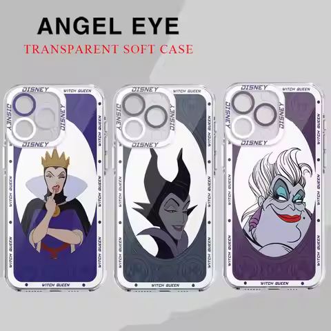 Villain Witch Queen Disney Phone Case for Honor X9a 5G 90 Lite X8 4G X8a X7b X9b 5G X8b Clear Silico