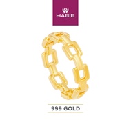 HABIB 999/24K Yellow Gold Ring R9AAC0822(4MM)
