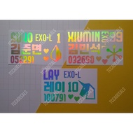 Bias Decal sticker : EXO