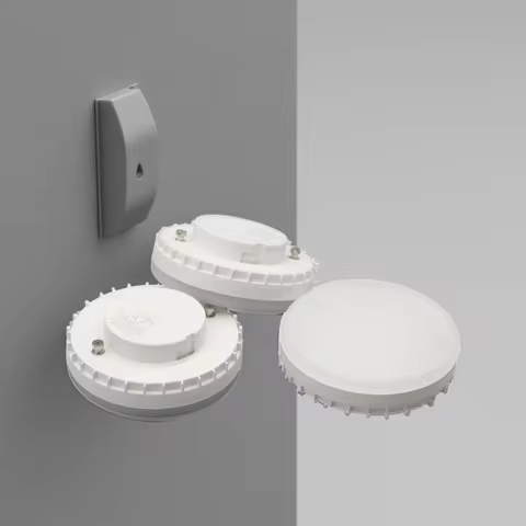 1-10pcs LED Spotlight GX53 5W-15W 220V Reflector, 60W Equivalent, Disc Frosted Puck Warm White 2700K