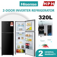 Hisense 320L 2 Door 4 STAR Inverter Fridge RT328N4ABN1 Inverter Peti Sejuk Refrigerator