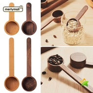 MERLYMALL Coffee Spoon Kitchen Accessories Coffee Bean Scoop Gram Scoop Wooden