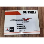 Parts Catalogue Smash115 CT110 CT118FI CTRIC SHOGUN125 ELEGAN200 (Original)