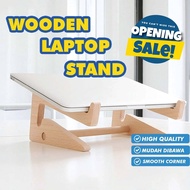 Wood Stand Laptop Support Monitor Support Foldable Laptop Stand Monitor Computer Cooling Stand