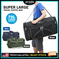 PRADO 70L Big Storage Travel Duffel Bag Waterproof Sling Baggage Shoulder Cabin Luggage Bag Beg Perj