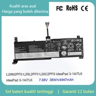 7.68V L20M2PF0 Battery For Lenovo IdeaPad 3-14ITL6 Gen 6 V14 V15 V17 S14 G2 ITL L20L2PF0 L20C2PF0 L2