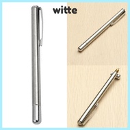 WITTE Pointer Pen, Silver Pointer Tool Baton, Portable Lightweight Multi-functional Telescopic Ballp