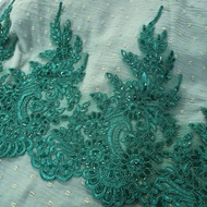 BORDER LACE TINGGI/ SEQUIN BORDER LACE/ BORDER LACE PENGANTIN (METER)