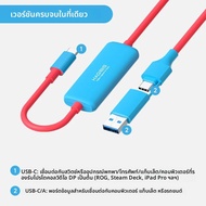 Hagibis USB3.0 Video Capture Card 100W PD USB C ถึง USB A/USB C Live และบันทึกวิดีโอเกมสําหรับ Quest