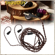 SHOUOUY Headphone Replacement Cable, 3.5mm Plug 3.9ft 4 Strands Woven Cable, Lossless Sound OFC Core