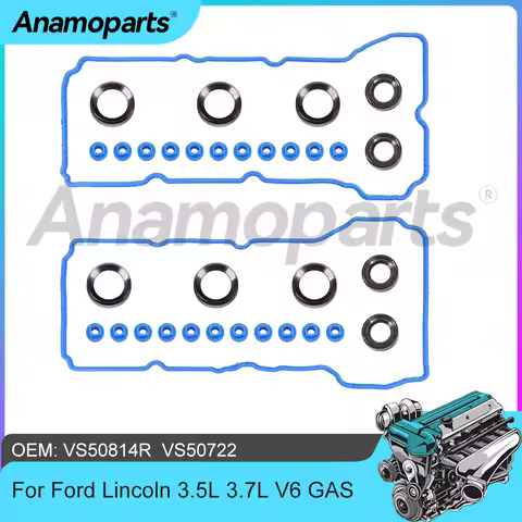 Engine Parts Valve Cover Gasket Fit 3.5 3.7 L T V6 GAS For Ford F-150 Edge Explorer Lincoln MKS MKT 