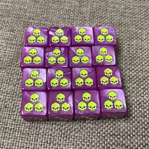 10pcs/Pack Latest Version 16mm Resin Dice 40K Legion Board Game Cubes Accessories